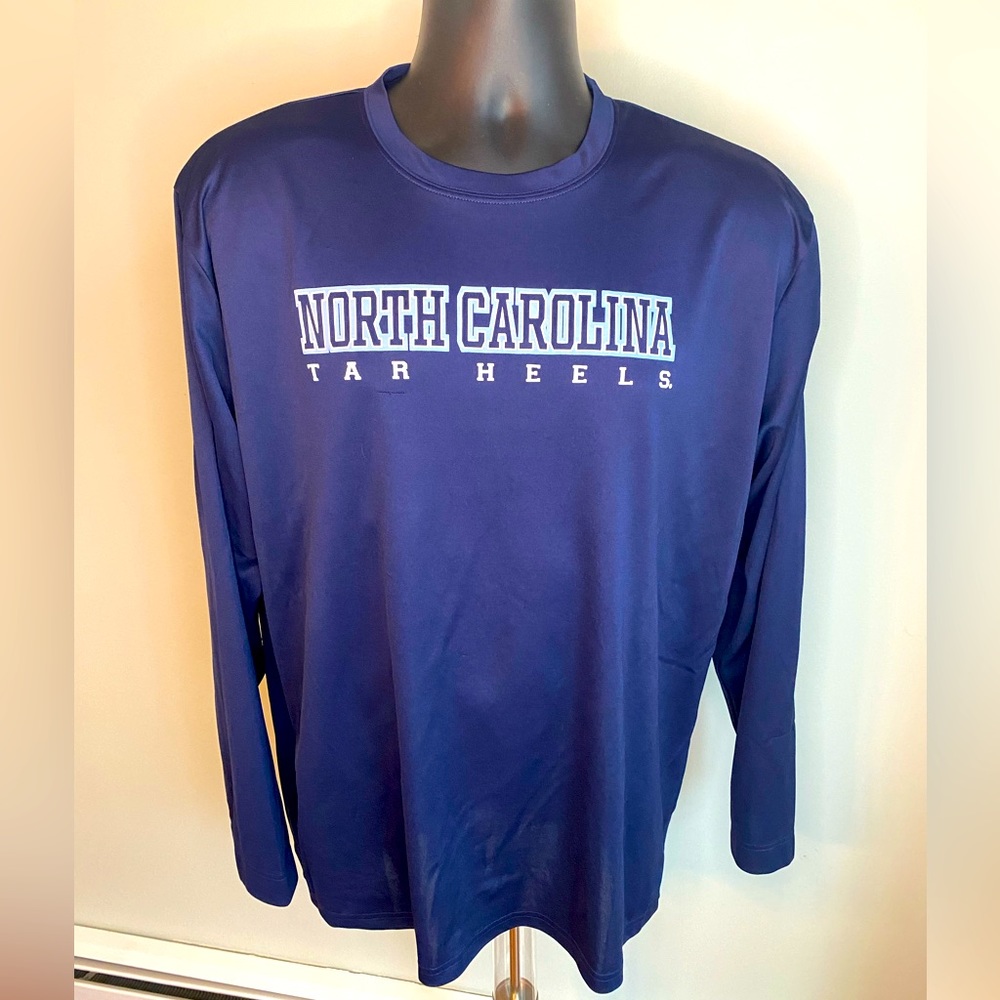 Under Armor North Carolina long sleeve athletic shirt.